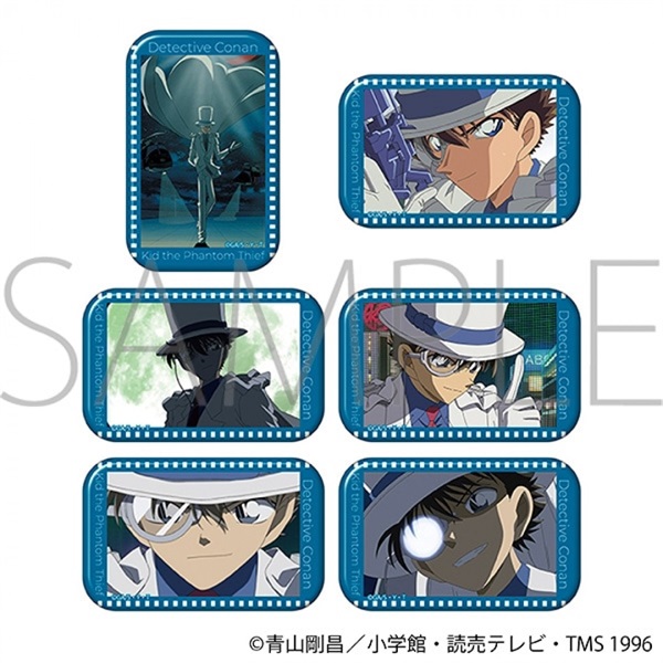 【名偵探柯南】方形徽章 怪盗キッド